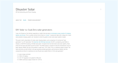 Desktop Screenshot of disastersolar.com